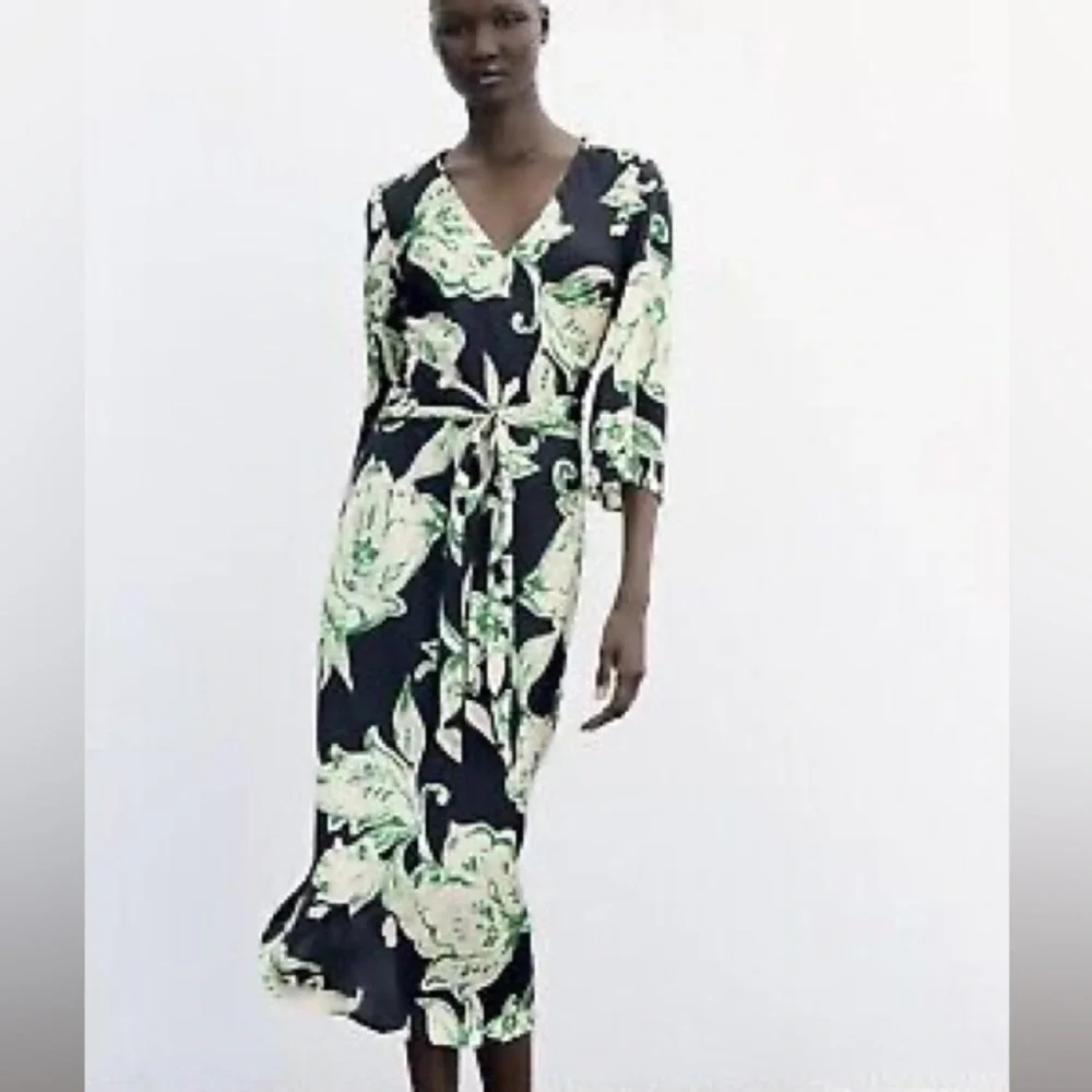 Zara Printed Floral Midi Dress 3003/198
